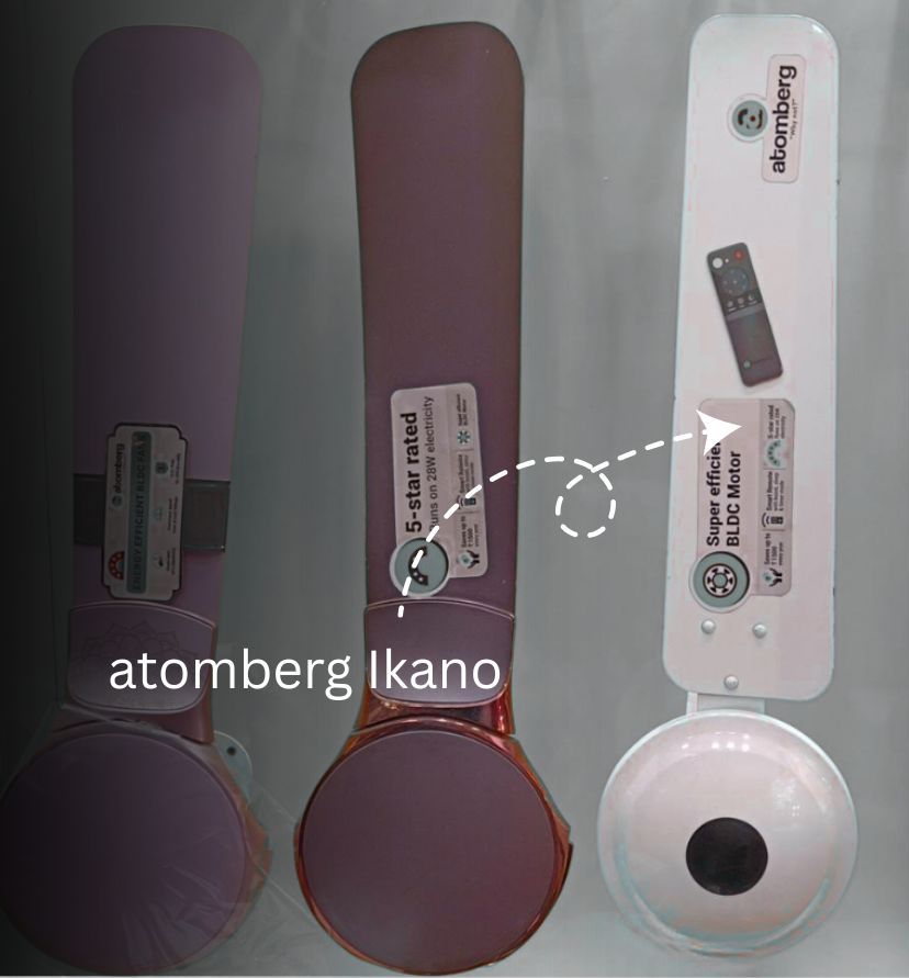 atomberg Ikano 1400mm BLDC ceiling fan aluminium blades