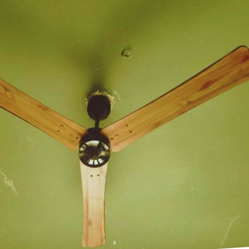 Atomberg Renesa+ Ceiling Fan installed wall mounted